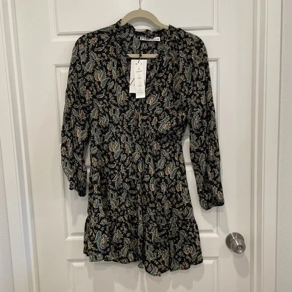 Zara Long Sleeve Mini Dress - Picture 10 of 15